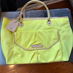 Juicy Couture Neon Yellow Tote Bag